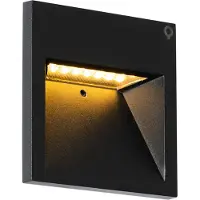 QAZQA Moderne væglampe sort inkl. LED - Gem 2