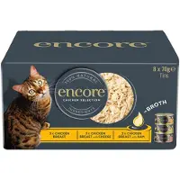 Encore Økonomipakke: 48 x 70 g i bouillon dåse - Mix Fisk: 3 varianter