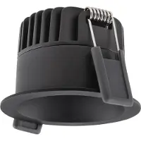 Ledvance Spot Darklight multi lumen DIM IP44 680lm 8W/930 sort UGR19 36°
