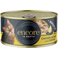 Encore Økonomipakke: 48 x 70 g i bouillon dåse - Kyllingebryst & Ost