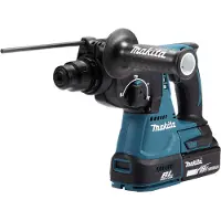 Makita DHR242RTJ, SDS-plus, 2,4 cm, 950 rpm, 4700 IPM, 1,3 cm, 2,7 cm