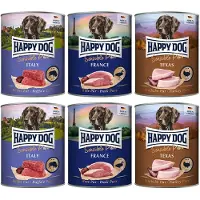 Happy Dog Sensible Pure 6 x 800 g - Mix Sensible: 3 varianter