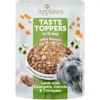 Applaws Taste Toppers i sauce 12 x 85 g - Lam, Gulerod, Squash & Kikært