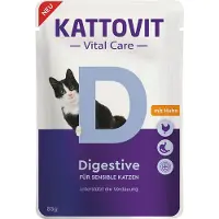 Kattovit | VitalCare | 85g pose - Fordøjelseskanal - Kylling 85g