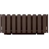 Prosperplast Gėlių vazonas Boardee Fencycase DDEF400-R222, rudas
