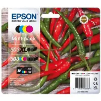 Epson 503 XL Multipack - 4-pack - XL - black yellow cyan magenta - original - ink cartridge
