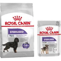 Royal Canin Økonomipakke: 2 store poser Size hundetørfoder - Maxi Adult Sterilised (2 x 12 kg)