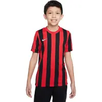 Nike Spilletrøje DF Striped Division IV - Rød/Sort/Hvid Børn, størrelse XS: 122-128 cm