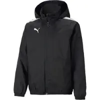 Puma Jakke teamLIGA All Weather - Sort/Hvid Børn, størrelse 140 cm