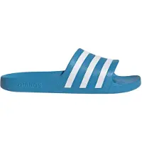 Adidas Pantoletter 'Adilette Aqua' azur / hvid