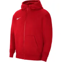 Nike Hættetrøje Fleece Park 20 - Rød/Hvid Børn, størrelse S: 128-137 cm