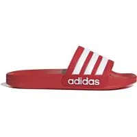 Adidas Pantoletter 'Adilette' rød / hvid