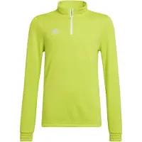 Adidas Entrada 22 Training Top Sweatshirt Junior - Lime, størrelse 140 cm
