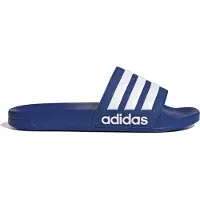 Adidas Pantoletter 'Adilette' navy / hvid