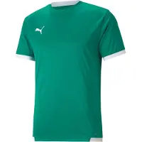 Puma Trænings T-Shirt teamLIGA - Grøn/Hvid, størrelse X-Large