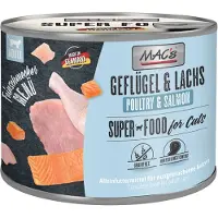 Mac'S Økonomipakke: 24 x 200 g Cat Feinschmecker - Fjerkræ & Laks