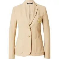 Lauren Apparel Lauren Ralph Laurentil kvinder. 200797305013 Beige jacquard snoet americana jakke (M), Casual, Bomuld, Klassisk