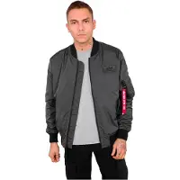 Alpha industries Overgangsjakke antracit / rød / sort / hvid