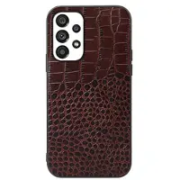 Mtp Products Krokodille Series Samsung Galaxy A53 5G Hybrid Cover - Kaffe