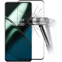 Mtp Products Full Cover OnePlus 11 Skærmbeskyttelse Hærdet Glas - 9H - Sort
