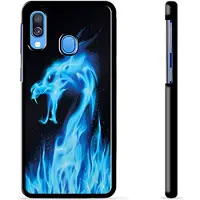 Mtp Products Samsung Galaxy A40 Beskyttende Cover - Blå Ild Drage
