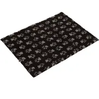 Vetbed Isobed SL Hundetæppe Paw, sort/grå - L 150 x B 100 cm