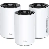 TP-LINK Deco PX50(3-pack), Hvid, Intern, Mesh-system, 600 m², Dual-band (2,4 GHz / 5 GHz), Wi-Fi 6 (802.11ax)