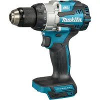 Makita Percussion Driver Drill LXT, Skruemaskine, Pistolhåndtag, 1/2, Sort, Blå, Børstefri, 1800 rpm - SOLO