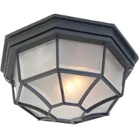 QAZQA Rustik loftslampe mørkegrå 26,5 IP44 - Bri