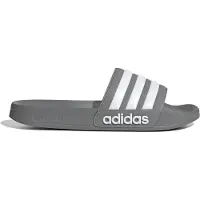 Adidas Pantoletter 'Adilette' grå / hvid