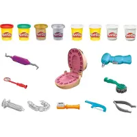 Play-Doh Bor og fyld tandlæge legesæt