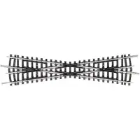 Minitrix T14973 N skinne Kryds 129.8 mm 15 °