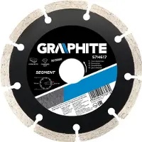 Graphite Diamantskive 180 x 22,2 mm, segmenteret