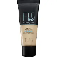Maybelline New York Fit Me Matte & Poreless Foundation 128 Warm Nude 30ml
