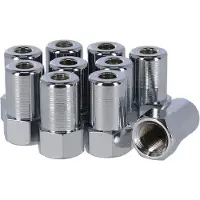 Schwarz Right Chain Guide Nut Cykelkædestift 10 Enheder