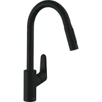 Hansgrohe Focus M41 køkkenarmatur 240 med udtræk 2jet mat sort