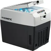 Dometic TropiCool TCX 35 - Transportabelt køleskab - bredde: 37.6 cm - dybde: 55 cm - højde: 46 cm - 33 liter - Klasse F - grå