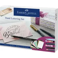 Faber-Castell 267103, Pigmentbaseret blæk, Koral, Blå, Grøn, Metallisk sort, Gul, Flerfarvet, 12 stk