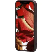 dbramante1928 Barcelona - Bagsidecover til mobiltelefon - 100 % bionedbrydeligt plantebaseret materiale - mørk chokolade - for Apple iPhone 12, 12 Pr