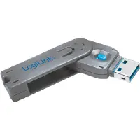 Logilink - USB port blokker - blå