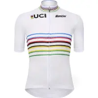 Santini Uci Official World Champion Master Kortærmet Trøje
