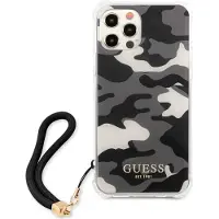 GUESS GUHCP12LKSARBK iPhone 12 Pro Max 6,7" sort/sort hardcase Camo Collection