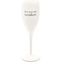 Koziol Cheers champagneglas 10 cl 6-pak You are my sunshine