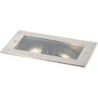 QAZQA Smart jordspot stål 2-lys justerbar IP65 inkl. Zigbee GU10 - Oneon