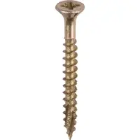 Forgefix Forge FFP435Y ForgeFast Pozi kompatibel Elite Performance træskrue ZY 4,0 x 35 mm Æske med 200 stk.