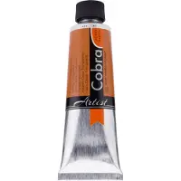 Cobra vandblandbar oliefarve tube 265 transparent oxid gul