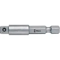 Wera 870/4 Værktøjsskaft (forbindelsesdel), Sekskantet skaft, 25,4 / 4 mm (1 / 4), Sekskantet skaft, 9,53 mm (0.375), 1 stk, 100 mm