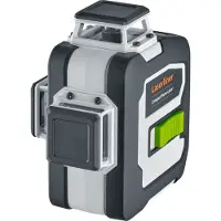 Laserliner CompactPlane-Laser 3G Pro, Laserafstandsmåler, Sort, Grøn, Grå, IP40, 30 m, 0,35 mm, 515 nm