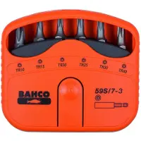 Bahco 1/4´´ Bit Sæt Til Tamper-resistente Torx Skruer 22 Mmx65 Mmx75 Mm 7 Enheder