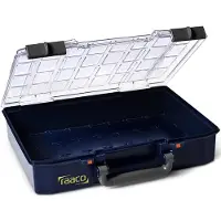 Raaco CarryLite 80 4x8-0, Blå, Polykarbonat (PC), Polypropylen (PP), 337 mm, 278 mm, 79 mm, 704 g